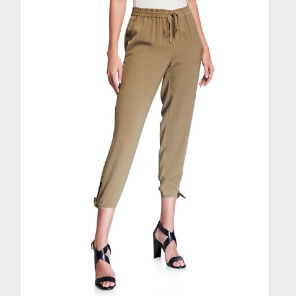 MICHAEL KORS Side-Tie Cropped Track Pants